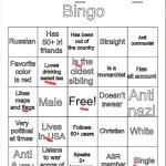 Russian_Tsarist_8 Bingo | image tagged in russian_tsarist_8 bingo | made w/ Imgflip meme maker