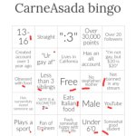 CarneAsada bingo | image tagged in carneasada bingo | made w/ Imgflip meme maker