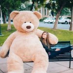 Giant Teddy Bear in the park