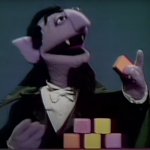 The Count counts blocks