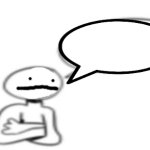 stickman speech bubble