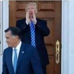 Trump yelling at Romney