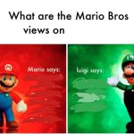 mario views template