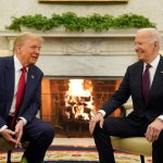 Donald Trump and Joe Biden Meeting meme