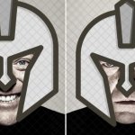 Dean Norris reaction knight helmet