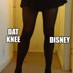 Legs | DISNEY; DAT KNEE | image tagged in legs,disney | made w/ Imgflip meme maker