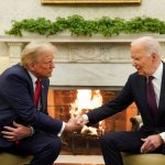 Trump Shakes Biden's Hand meme