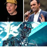 Elon & Vivek & Terminator meme