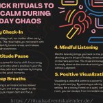 5 Quick Rituals to Find Calm During Holiday Chaos