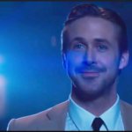 Ryan Gosling happy