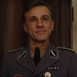 Hans Landa smiling