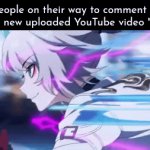 They surely like to go first. | People on their way to comment in every new uploaded YouTube video "First" | image tagged in gifs,memes,funny,first,youtube comments | made w/ Imgflip video-to-gif maker