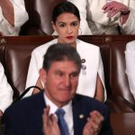 AOC angry at Joe Manchin template