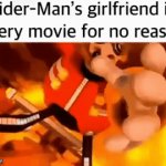 Same cliche over and over | image tagged in gifs,memes,funny,spiderman | made w/ Imgflip video-to-gif maker