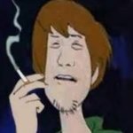 shaggy smoking