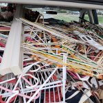 Hatchback full of hangers