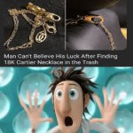 Necklace | image tagged in gifs,necklace,jewelry,memes,happiness noise,a surprise to be sure but a welcome one | made w/ Imgflip video-to-gif maker