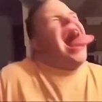 down syndrome tongue kid GIF Template