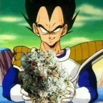 Vegeta Weed meme