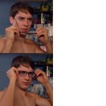 Peter Parker Glasses - clear view