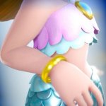 mermaid peach close up