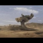 Godzilla floating kick GIF Template