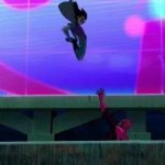 Teen titans TRouble In Tokyo Robin Double Knee Drop