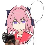 Astolfo gun speech bubble