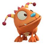 Henry hugglemonster Becket looking round