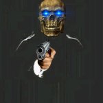 Skeletor pointing m1911