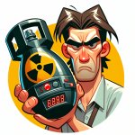 Angry man with a nuke