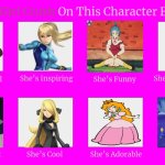 i have a girl crush on this character meme | image tagged in i have a girl crush on this character because,memes,cartoons,nintendo,videogames,women | made w/ Imgflip meme maker