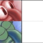 squidward awake, then sleep