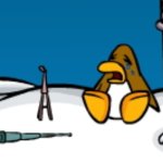 Crying club penguin