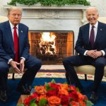 Pissed Trump happy Biden