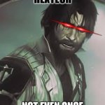 Post hextech Jayce | HEXTECH; NOT EVEN ONCE | image tagged in withdrawal jayce | made w/ Imgflip meme maker