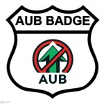 Anti-Upvote Begging Badge meme