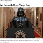 Vader after golf