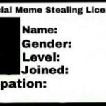 offical meme stealing license