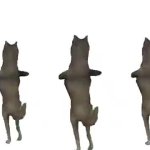 Dancing wolf GIF Template