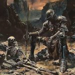 Armored Warrior and Skeleton