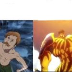 Night Escanor VS Day Escanor