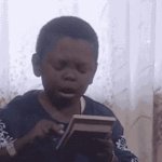 Kid Doing Math GIF Template