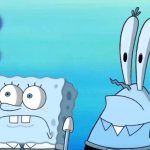 Sponge krabs blue