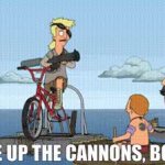 Fire up the cannons, Boys GIF Template