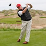 trump golfing on puerto rico