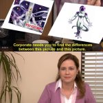 Maybe that's just me, but that new Yugioh card looks kinda like Frieza. | image tagged in they are the same picture,frieza,yugioh | made w/ Imgflip meme maker