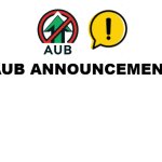 AUB ANNOUNCEMENT meme