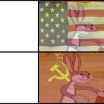 Communist and USA Bunny