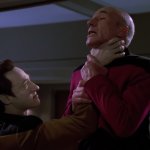 Data chokes Picard